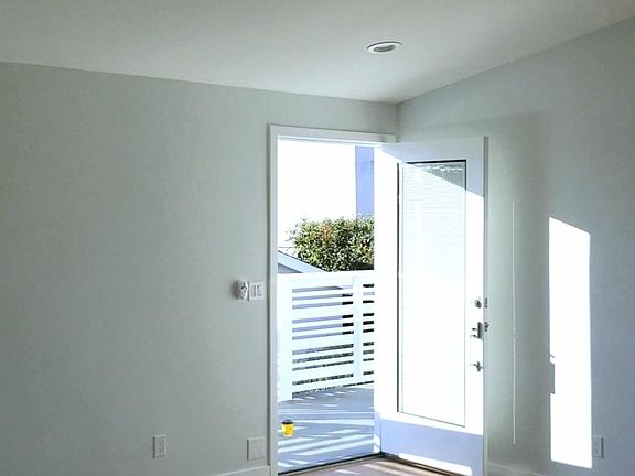 Front entrance from inside living room