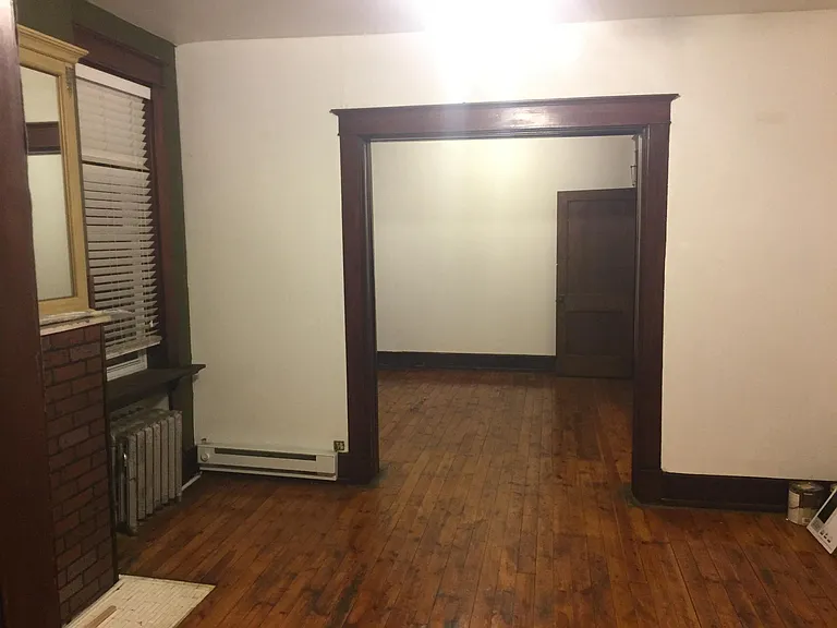 living room and den