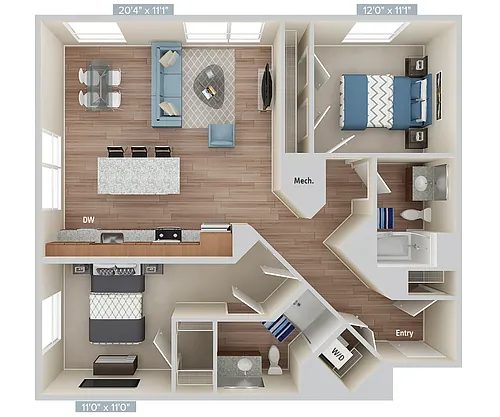 Floor plan 643