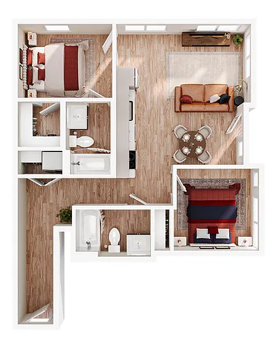 Floor plan 2B