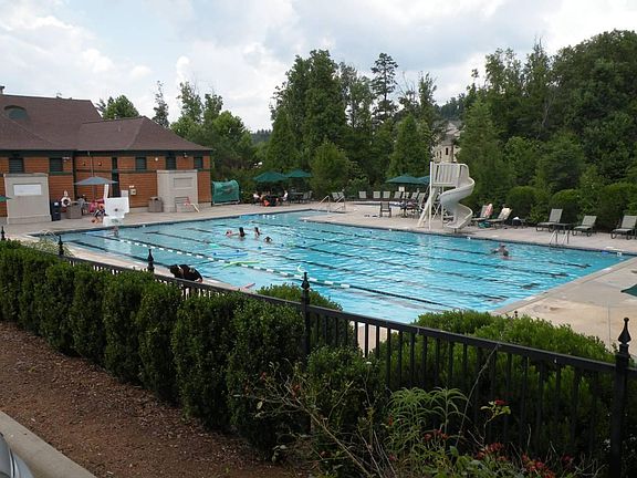 Biltmore Park Community pool and clubhouse, complementary membership included! 3/4 m from home.
