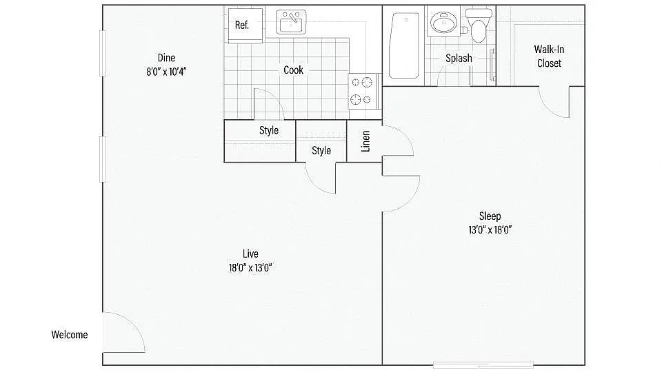 Floor plan B
