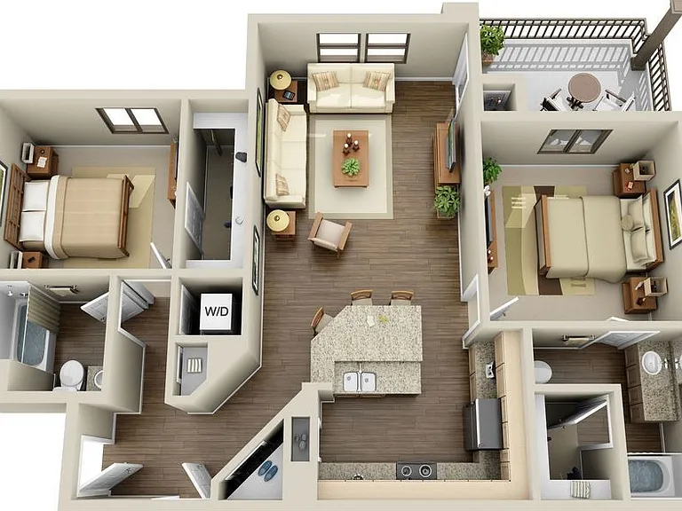 Las Laguanas floor plan Montecito