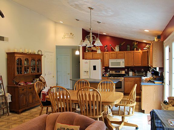 Open kitchen to living room