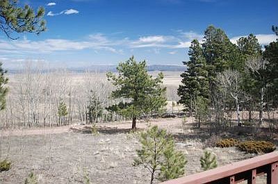 View of Pikes Peak from Kitchen deck