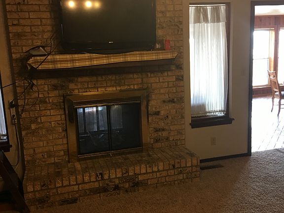 Double fireplace 