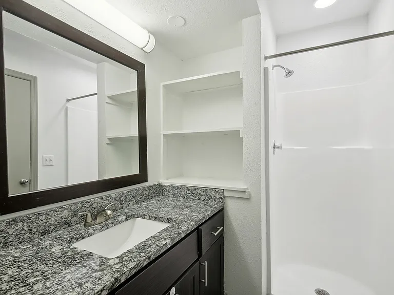Primary Sink & Shower Primary Sink & Shower