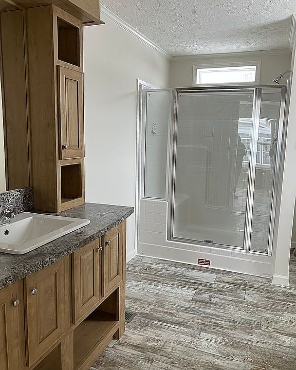 One of two bathrooms