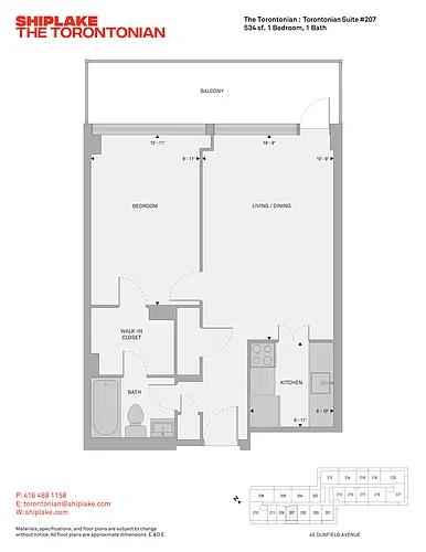 Floor plan Residence Nine