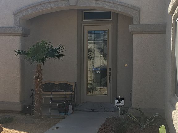 Triple pane glass door