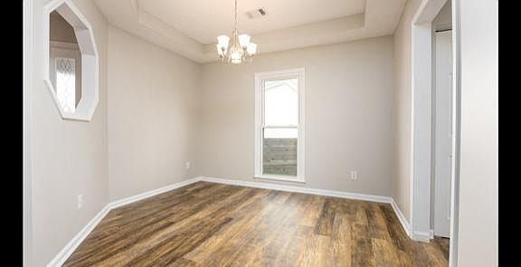 Seperate dining area by kitchen