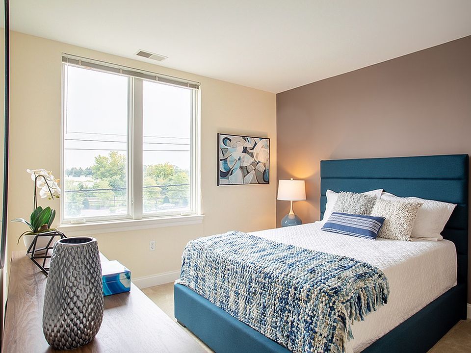 Model apartment bedroom
