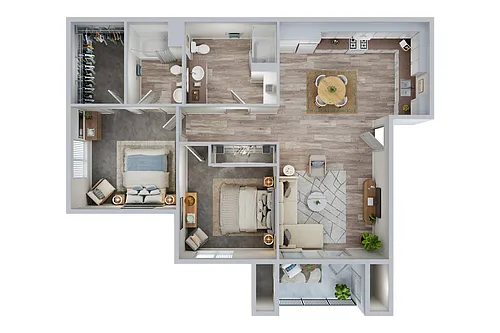 Floor plan 2 Bedroom