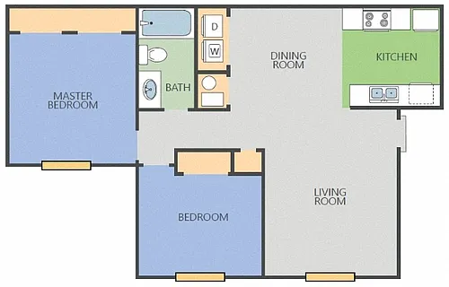 Floor plan Island AC