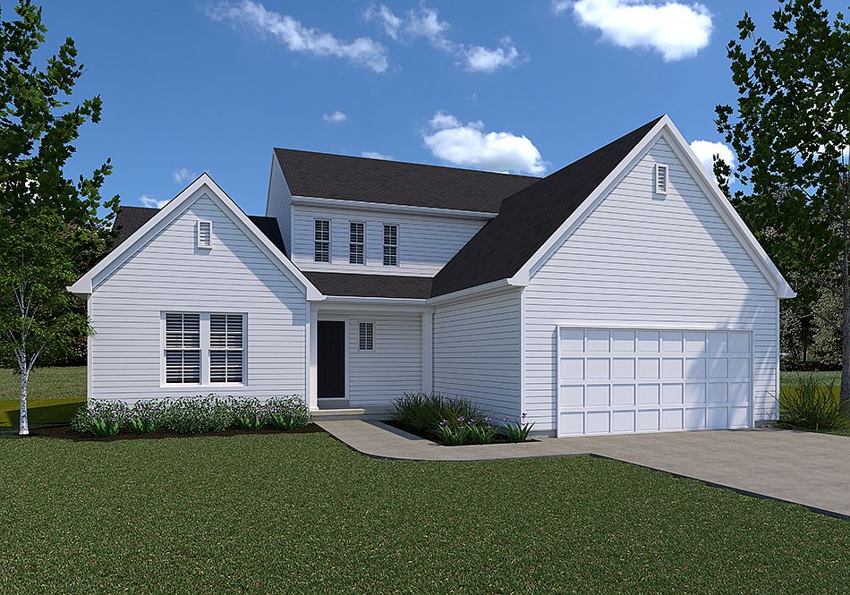 Ardmore American Elevation Optional Garage Door Shown