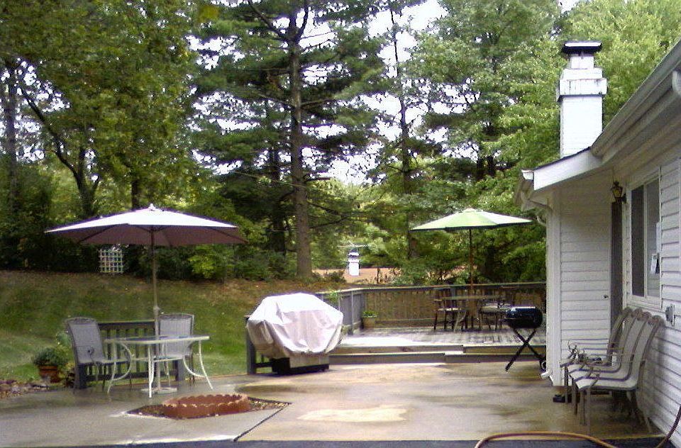 Backyard View - New Deck 2006