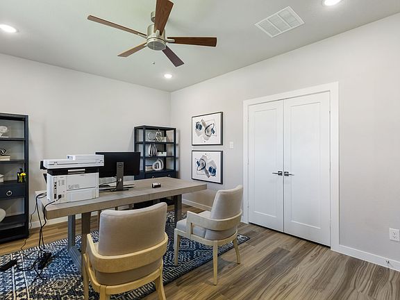 Study Home Office in the Morrison II home plan by Trophy Signature Homes - REPRESENTATIVE PHOTO