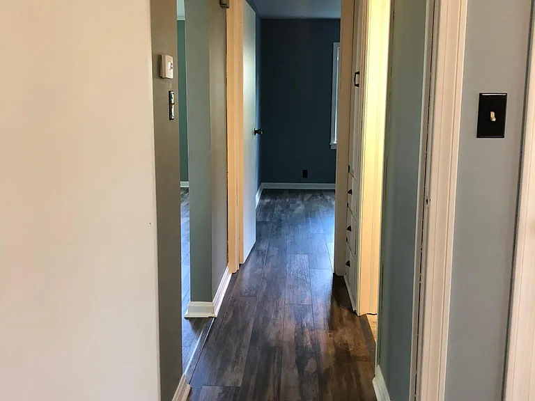 Hallway view from second bedroom.