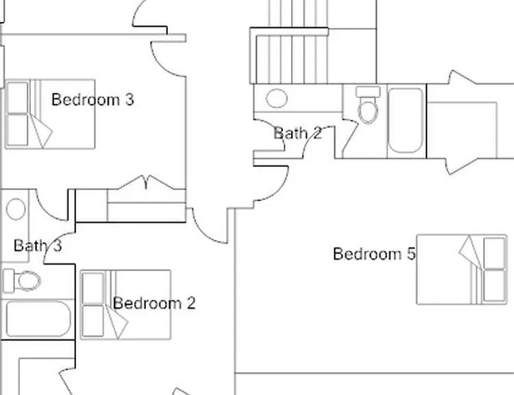 Upstairs layout