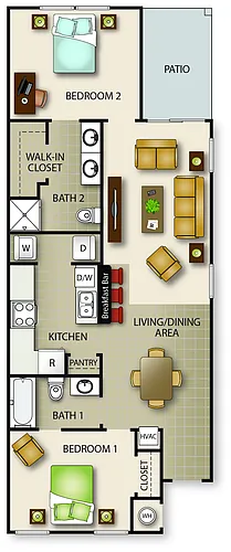 Floor plan Monroe