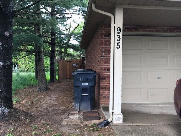View of gate to backyard