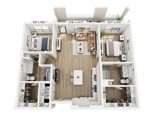 Floor plan B2