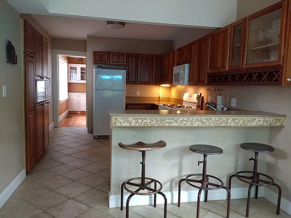 kitchen with custom cabinets