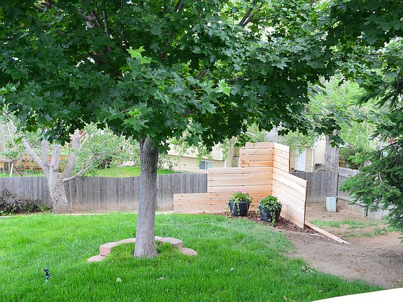 Large private backyard