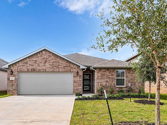 Exterior of 1610 King Ranch Road at Stewarts Ranch, a Meritage Homes community in Richmond, Texas.