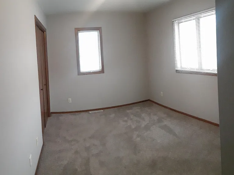 Second bedroom with large closets.