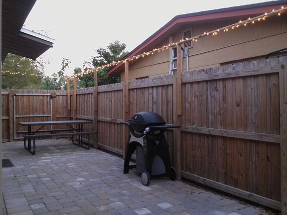 Rear Patio off Kitchen