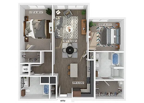 Floor plan B12