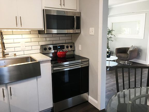 Stainless Steel Microwave & Stove