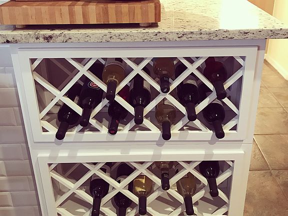 Custom wine rack