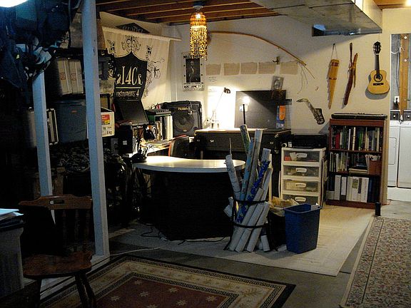 Basement w/ washer and dryer
