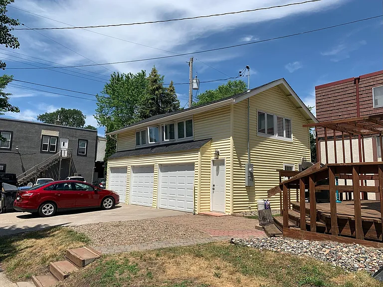 Insulated Two-car garage (left and center stalls) optional at $175/month, with Wi-fi opener (control with iPhone)