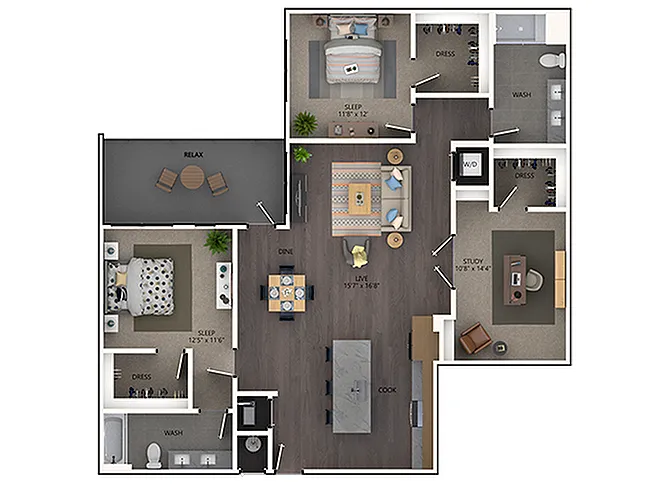 Floor plan C9D