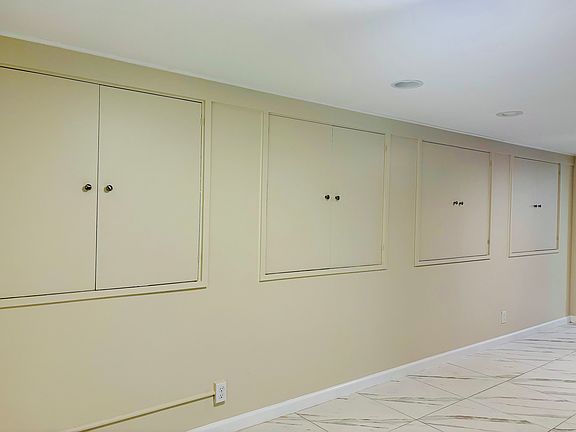 Built-in storage in the living room