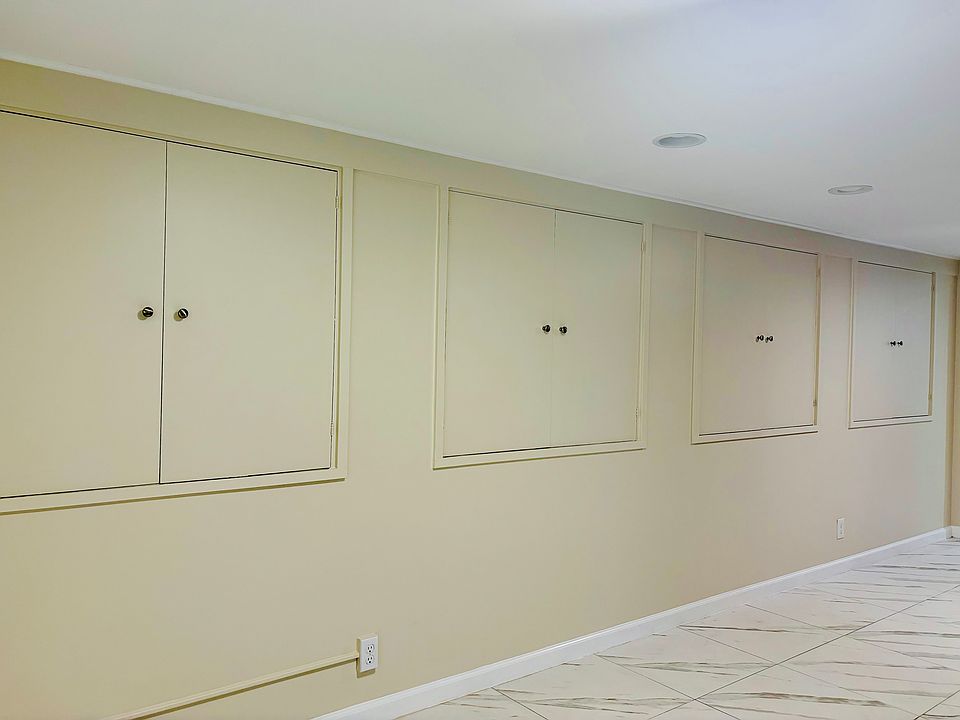 Built-in storage in the living room