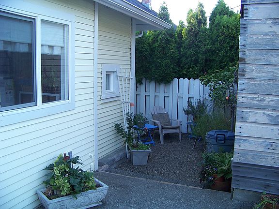 Lower patio