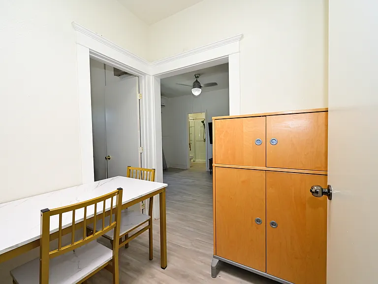 hallway - any furniture here can be taken out
