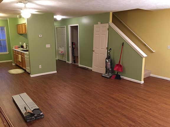 Living room looking towards entry