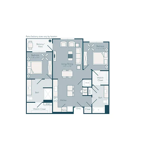 Floor plan B2A