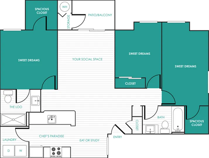 Floor Plan D Floorplan Diagram