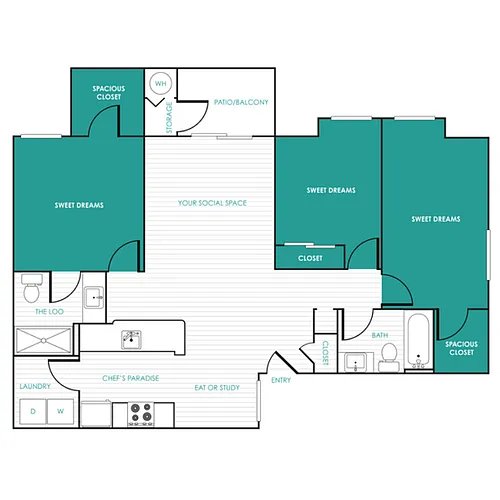Floor plan Floor Plan D