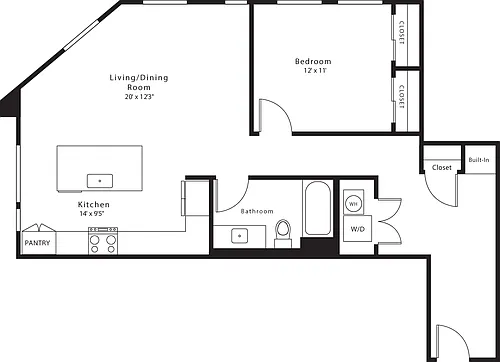Floor plan A23 no balcony