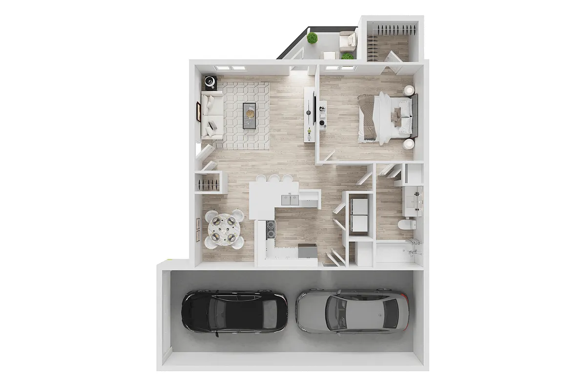 Floor plan A3 - Attached Garage