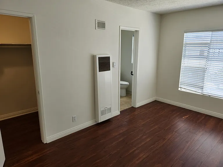 Master bedroom and walk-in closet.