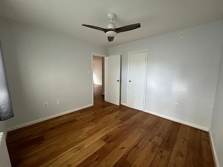 View from bedroom out to living room