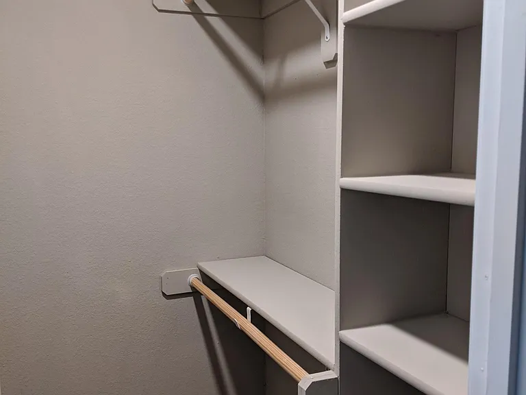 Master walk in closet